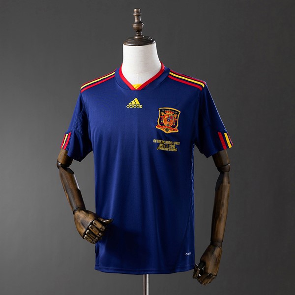 Tailandia Camiseta Spain Replica Segunda Ropa Retro 2010